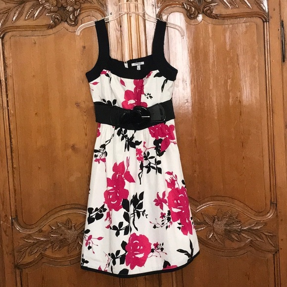 Corey P Dresses & Skirts - Corey P Bright White and Pink Floral Sundress